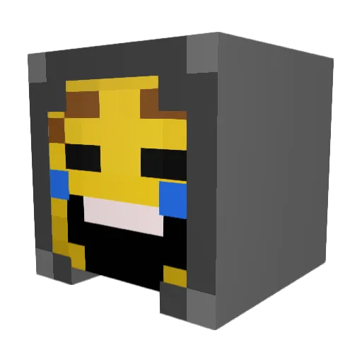 LurkingLino Minecraft avatar head, 3D render