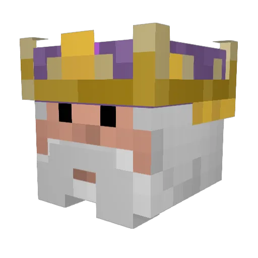 Lurppa_ Minecraft avatar head, 3D render