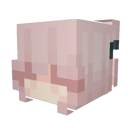 Lurz9392 Minecraft avatar head, 3D render