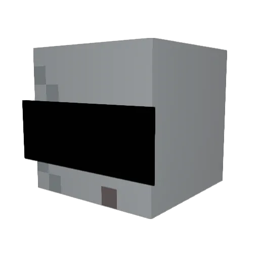 Lusasodam Minecraft avatar head, 3D render