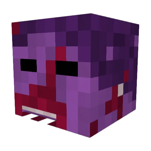 Lusjen Minecraft avatar head, 3D render