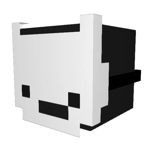 LuskinhaX Minecraft avatar head, 3D render