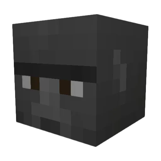 Lusosro Minecraft avatar head, 3D render