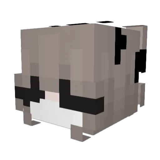 LussySweet Minecraft avatar head, 3D render