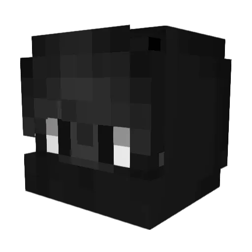 Lustiger__ Minecraft avatar head, 3D render
