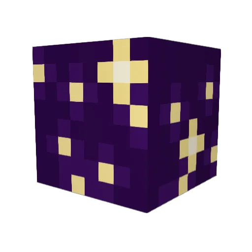 Lustrynomical Minecraft avatar head, 3D render