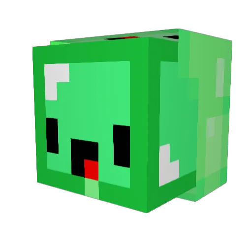 Lute_stone Minecraft avatar head, 3D render
