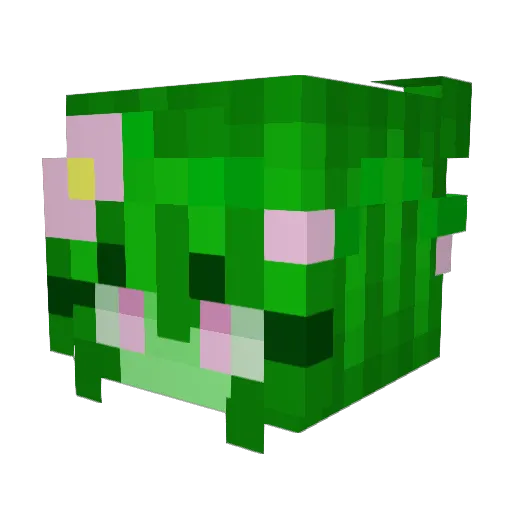 Lutea_Digitalis Minecraft avatar head, 3D render