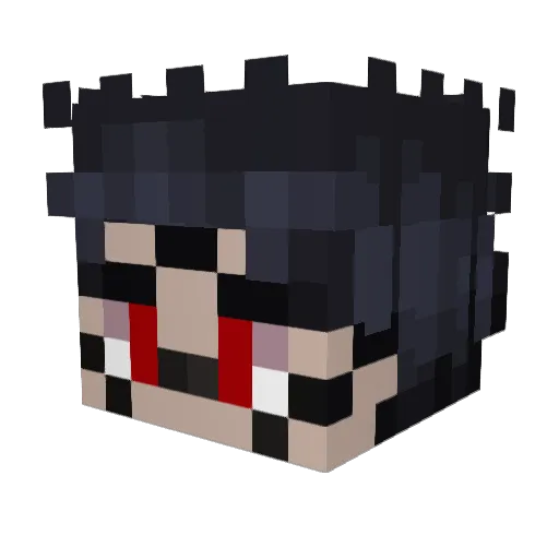 LutherJames Minecraft avatar head, 3D render