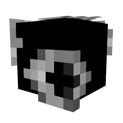 Lutherbalfha Minecraft avatar head, 3D render