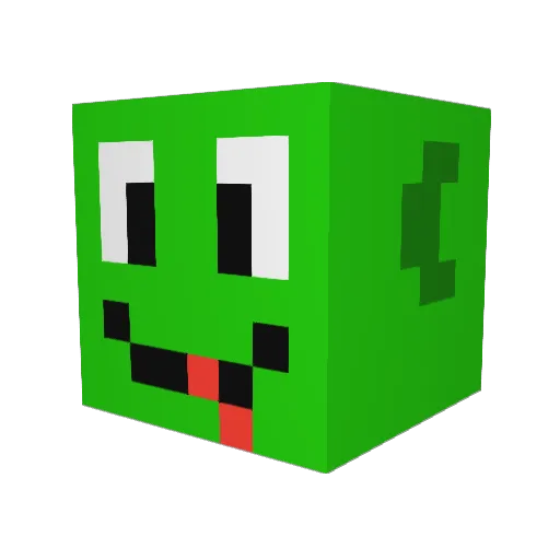LutteDesClasses Minecraft avatar head, 3D render