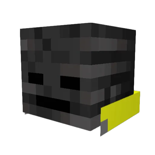 Lutthen Minecraft avatar head, 3D render