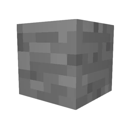 Luttucek Minecraft avatar head, 3D render