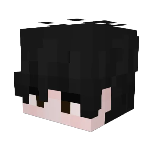 Luuckis Minecraft avatar head, 3D render