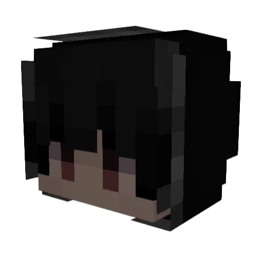 LuvIsArtt Minecraft avatar head, 3D render