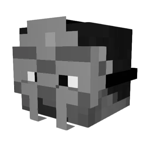 Luv_WhiteToes Minecraft avatar head, 3D render