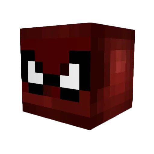 Luvart1303 Minecraft avatar head, 3D render