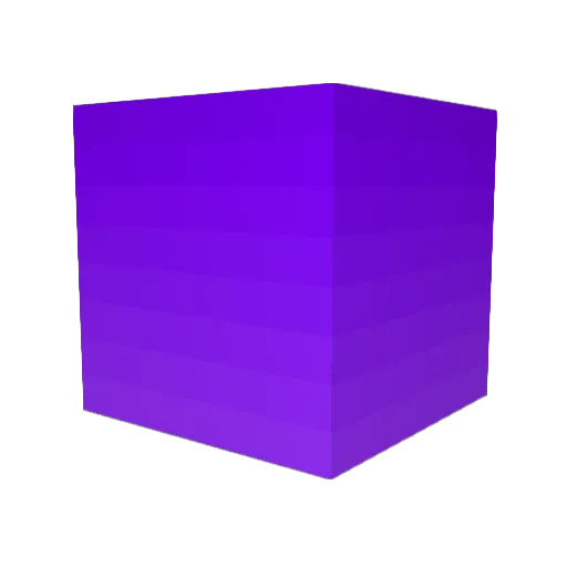 LuvleyBred Minecraft avatar head, 3D render