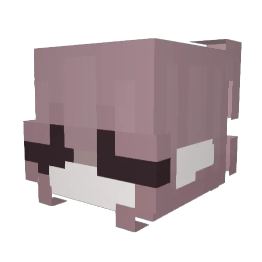 LuvshiesOnTop Minecraft avatar head, 3D render