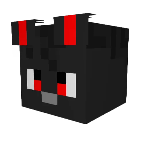 Luwy_Insanity Minecraft avatar head, 3D render
