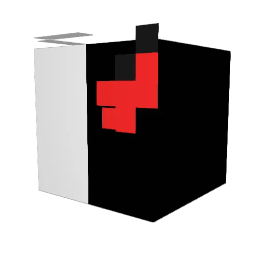Lux2013 Minecraft avatar head, 3D render