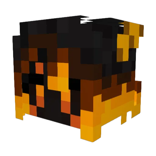 LuxSingularitas Minecraft avatar head, 3D render