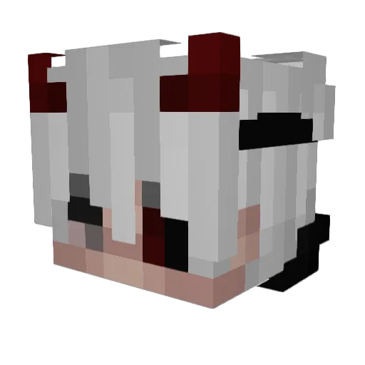 Luxas_109 Minecraft avatar head, 3D render