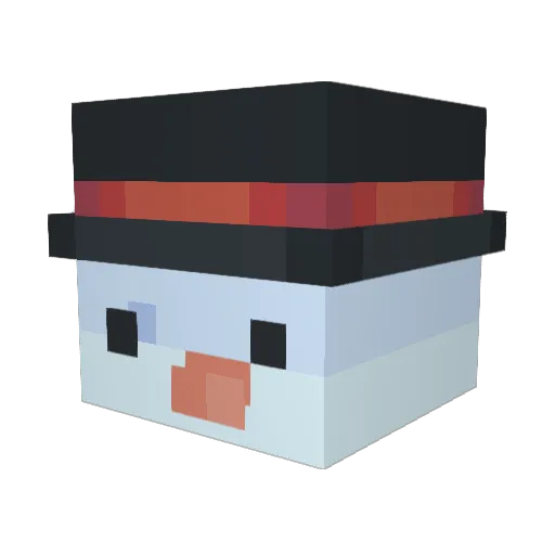 LuxeChris Minecraft avatar head, 3D render