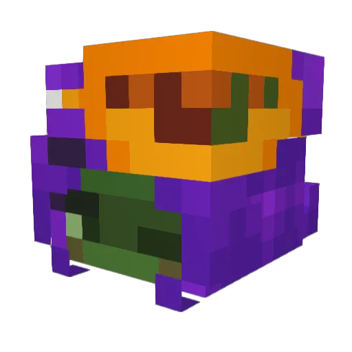 Luxintrus Minecraft avatar head, 3D render