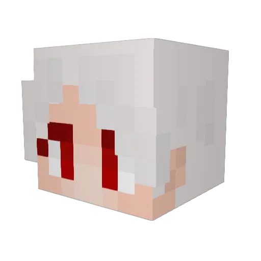 Luxor17 Minecraft avatar head, 3D render