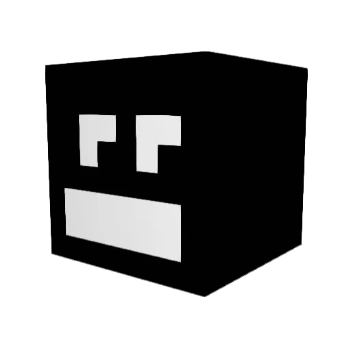 Luxorius Minecraft avatar head, 3D render