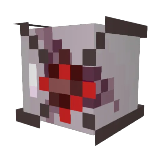 Luxorum Minecraft avatar head, 3D render