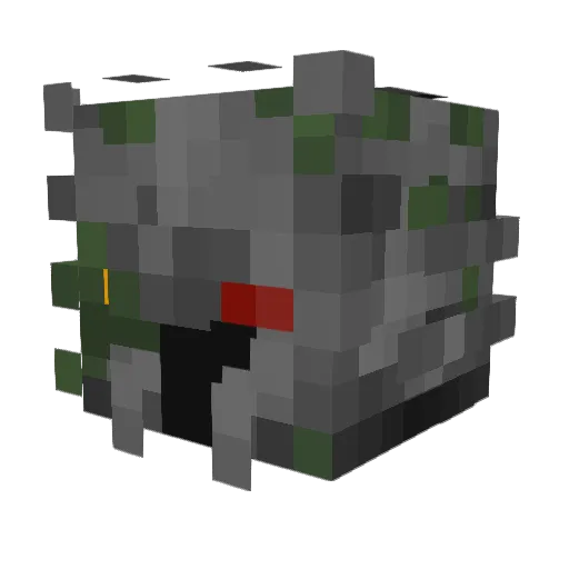 Luxray2010 Minecraft avatar head, 3D render