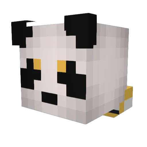 Luxxerx Minecraft avatar head, 3D render