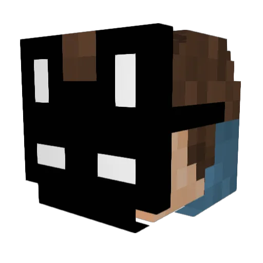 Luxzer_602 Minecraft avatar head, 3D render