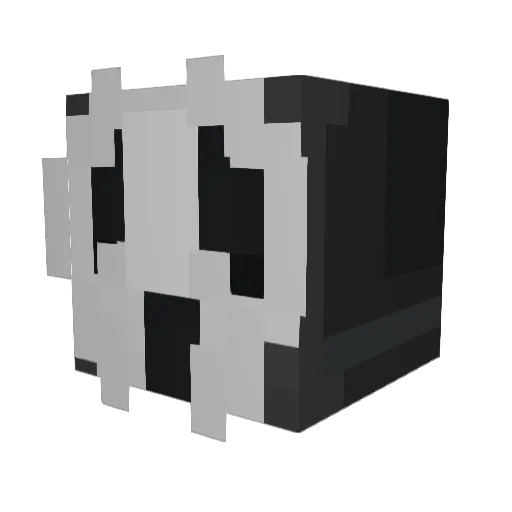 Luyz Minecraft avatar head, 3D render