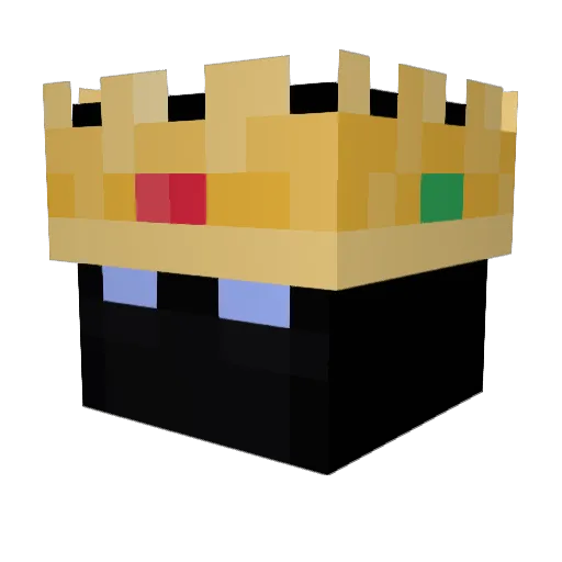 Luz0_Tv Minecraft avatar head, 3D render