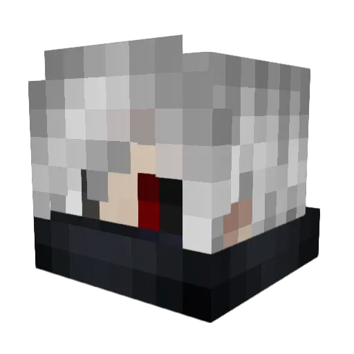 LvDriver Minecraft avatar head, 3D render