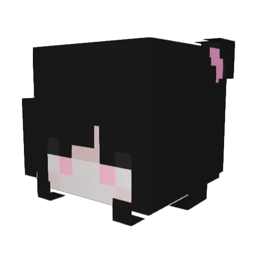 LvPoison Minecraft avatar head, 3D render