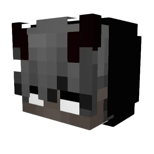 LvckyNico Minecraft avatar head, 3D render