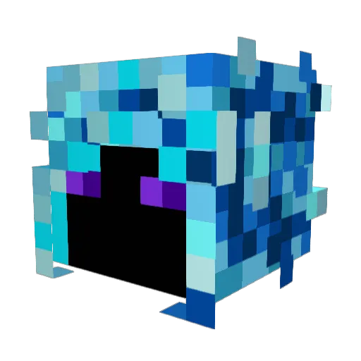 Lvrt09 Minecraft avatar head, 3D render