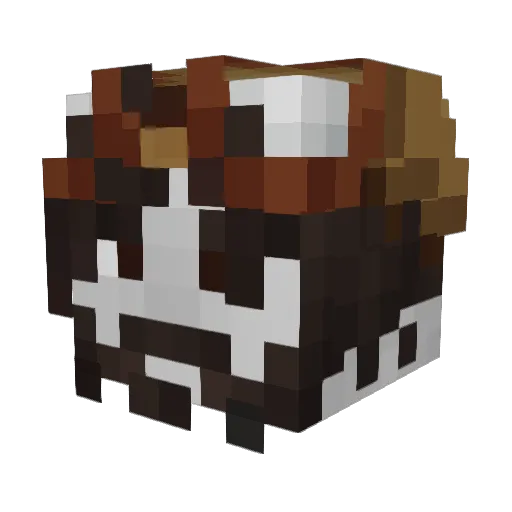 Lw_8 Minecraft avatar head, 3D render