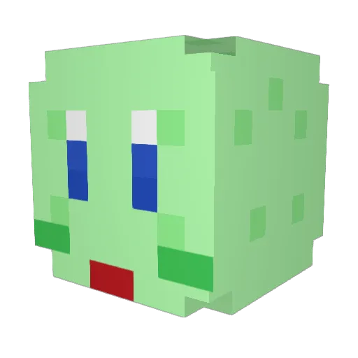 LwentyOne Minecraft avatar head, 3D render