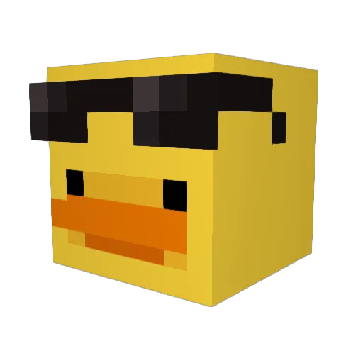 Lwucas Minecraft avatar head, 3D render