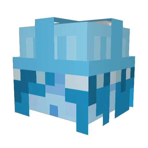 Lwz_Wiklund Minecraft avatar head, 3D render