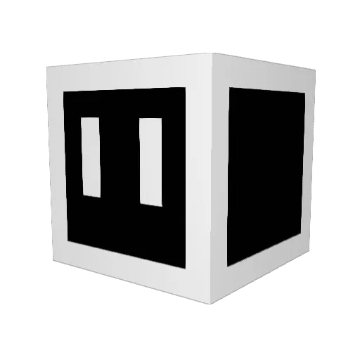 LxC25 Minecraft avatar head, 3D render