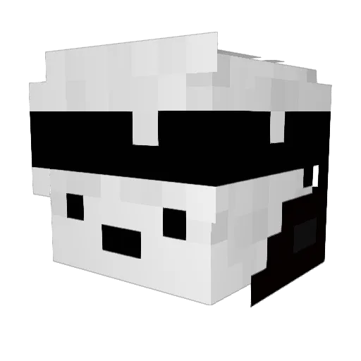 Lxcid00 Minecraft avatar head, 3D render