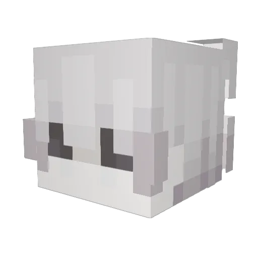Lxcifear Minecraft avatar head, 3D render