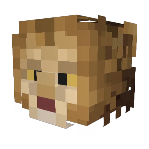 Minecraft-Avatar von Lxd2: Kopf als 3D-Render