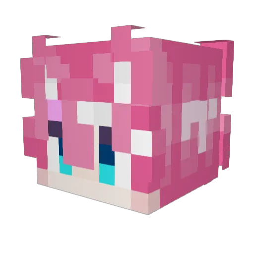 Lxife__ Minecraft avatar head, 3D render